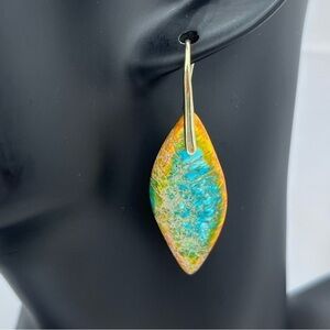 Handmade Natural Stone Dangle Women's Earrings